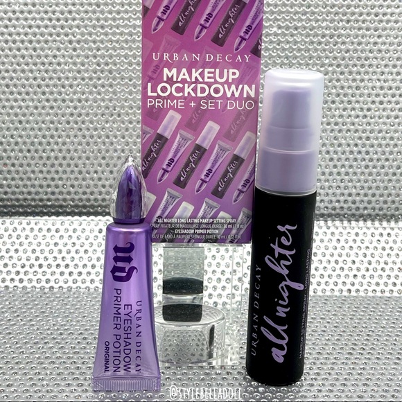 🔥On Sale🆕 UD MAKEUP LOCKDOWN Prime & Set Duo - All Nighter + Primer Potion Set - Picture 13 of 15